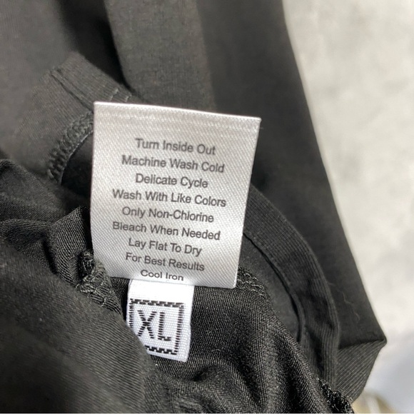 Universal Standard Tesino Washed Jersey Dress Size XL (26-28) Black - Picture 7 of 8